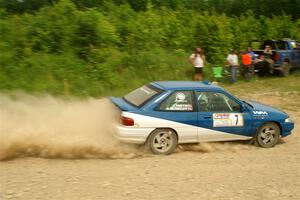 Jacob Kennedy / James Smith Ford Escort GT on SS3, Woodtick Hollow.