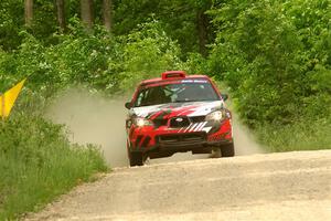 Andrew Layton / Joe Layton Subaru Impreza on SS3, Woodtick Hollow.