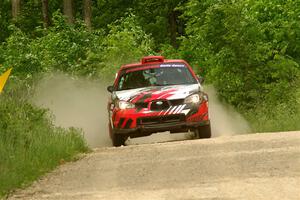 Andrew Layton / Joe Layton Subaru Impreza on SS3, Woodtick Hollow.