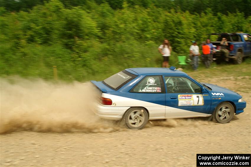 Jacob Kennedy / James Smith Ford Escort GT on SS3, Woodtick Hollow.