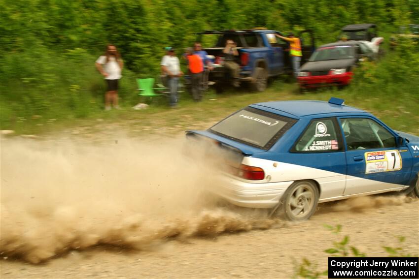 Jacob Kennedy / James Smith Ford Escort GT on SS3, Woodtick Hollow.