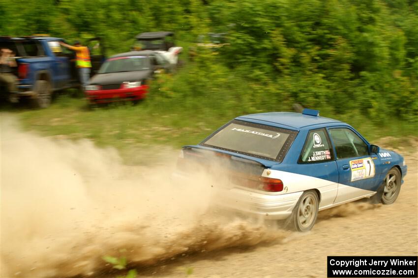 Jacob Kennedy / James Smith Ford Escort GT on SS3, Woodtick Hollow.