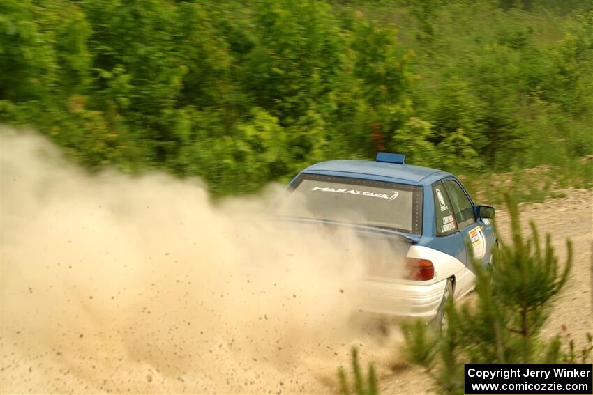 Jacob Kennedy / James Smith Ford Escort GT on SS3, Woodtick Hollow.