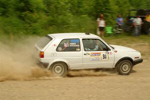 Josh Nykanen / Connor Himes VW GTI on SS3, Woodtick Hollow.