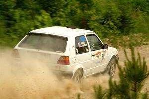 Josh Nykanen / Connor Himes VW GTI on SS3, Woodtick Hollow.