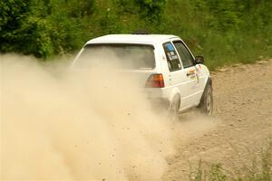 Josh Nykanen / Connor Himes VW GTI on SS3, Woodtick Hollow.