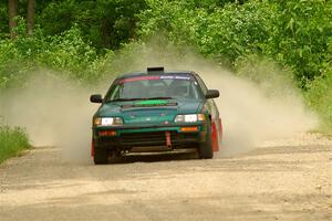 Dan Hutchison / Cray Dumeah Honda CRX Si on SS3, Woodtick Hollow.