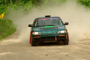 Dan Hutchison / Cray Dumeah Honda CRX Si on SS3, Woodtick Hollow.