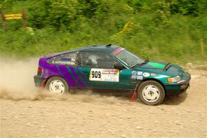 Dan Hutchison / Cray Dumeah Honda CRX Si on SS3, Woodtick Hollow.