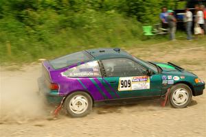 Dan Hutchison / Cray Dumeah Honda CRX Si on SS3, Woodtick Hollow.