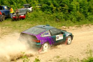 Dan Hutchison / Cray Dumeah Honda CRX Si on SS3, Woodtick Hollow.