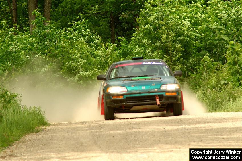 Dan Hutchison / Cray Dumeah Honda CRX Si on SS3, Woodtick Hollow.