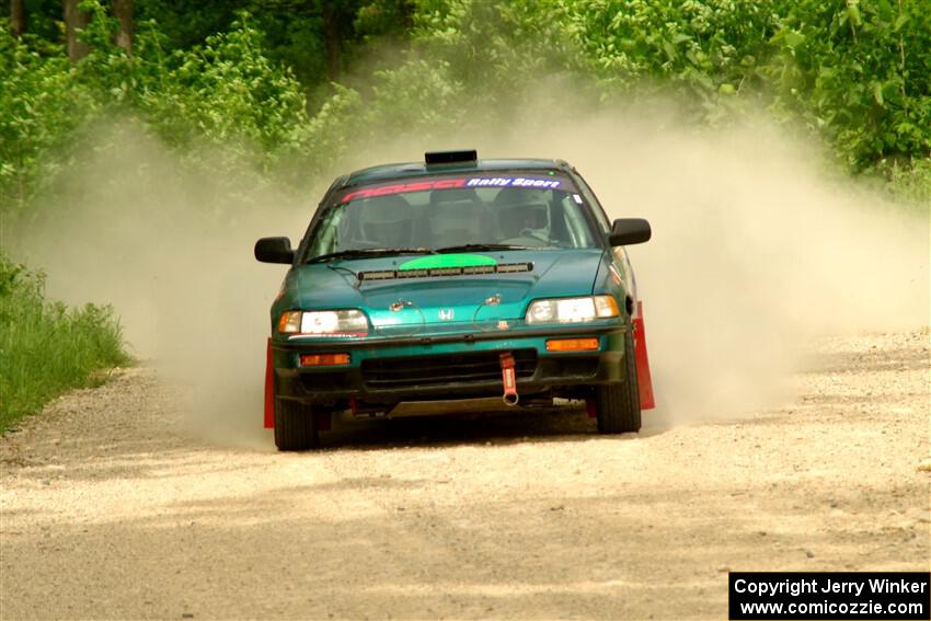 Dan Hutchison / Cray Dumeah Honda CRX Si on SS3, Woodtick Hollow.