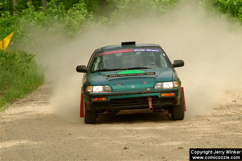 Dan Hutchison / Cray Dumeah Honda CRX Si on SS3, Woodtick Hollow.