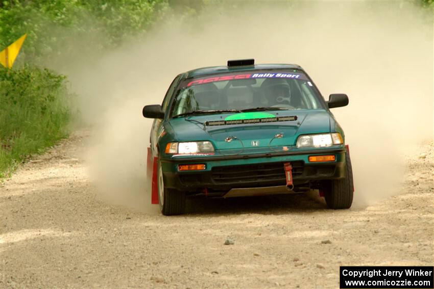 Dan Hutchison / Cray Dumeah Honda CRX Si on SS3, Woodtick Hollow.