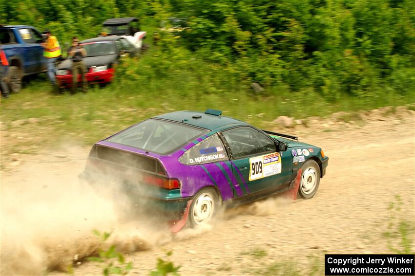 Dan Hutchison / Cray Dumeah Honda CRX Si on SS3, Woodtick Hollow.