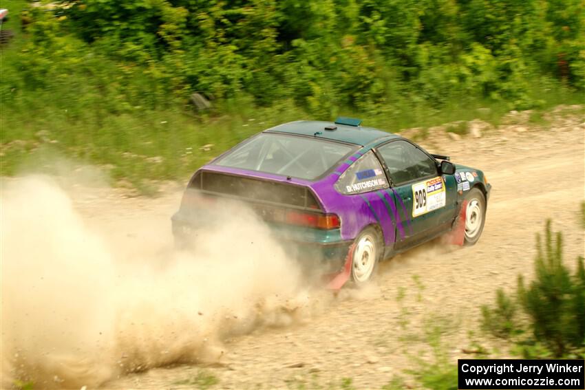 Dan Hutchison / Cray Dumeah Honda CRX Si on SS3, Woodtick Hollow.