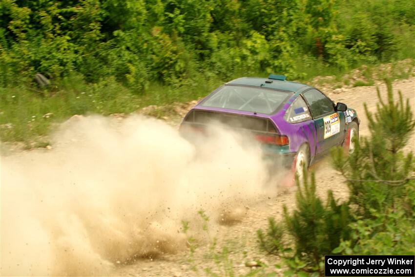 Dan Hutchison / Cray Dumeah Honda CRX Si on SS3, Woodtick Hollow.