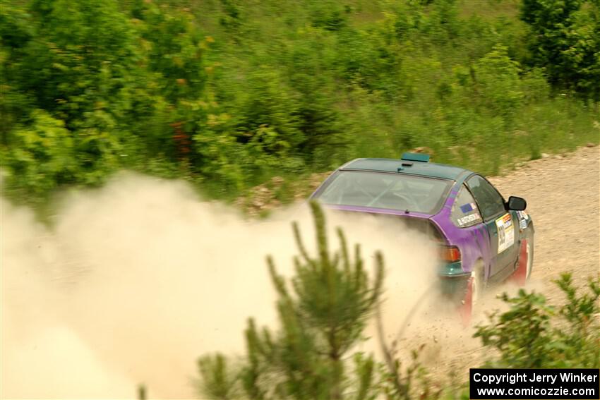 Dan Hutchison / Cray Dumeah Honda CRX Si on SS3, Woodtick Hollow.