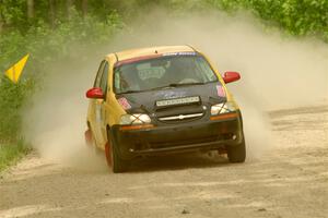 James Walker / Yannis Burnell Chevy Aveo on SS3, Woodtick Hollow.