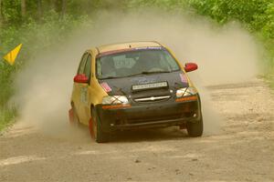 James Walker / Yannis Burnell Chevy Aveo on SS3, Woodtick Hollow.