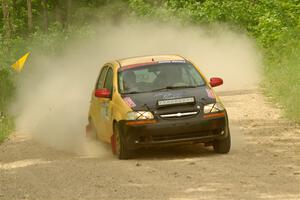 James Walker / Yannis Burnell Chevy Aveo on SS3, Woodtick Hollow.