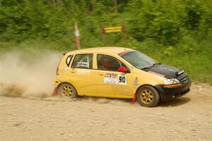 James Walker / Yannis Burnell Chevy Aveo on SS3, Woodtick Hollow.