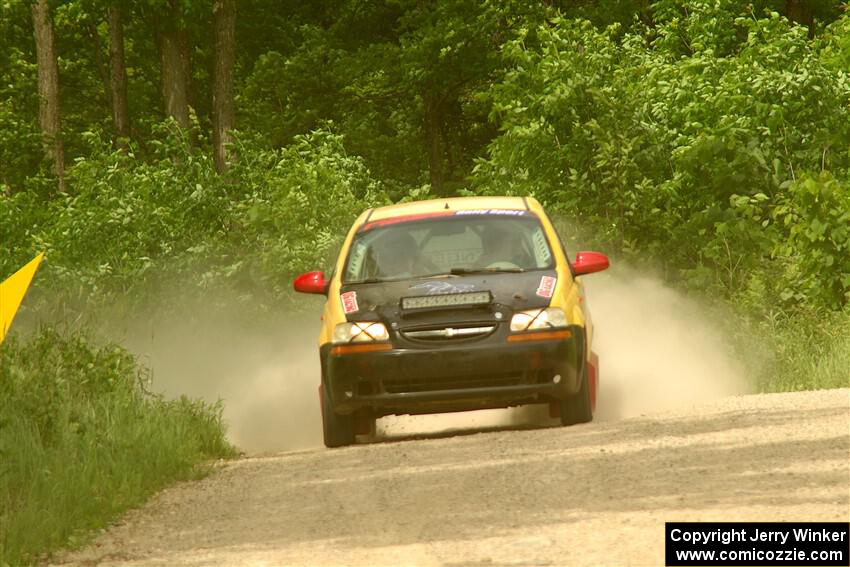 James Walker / Yannis Burnell Chevy Aveo on SS3, Woodtick Hollow.