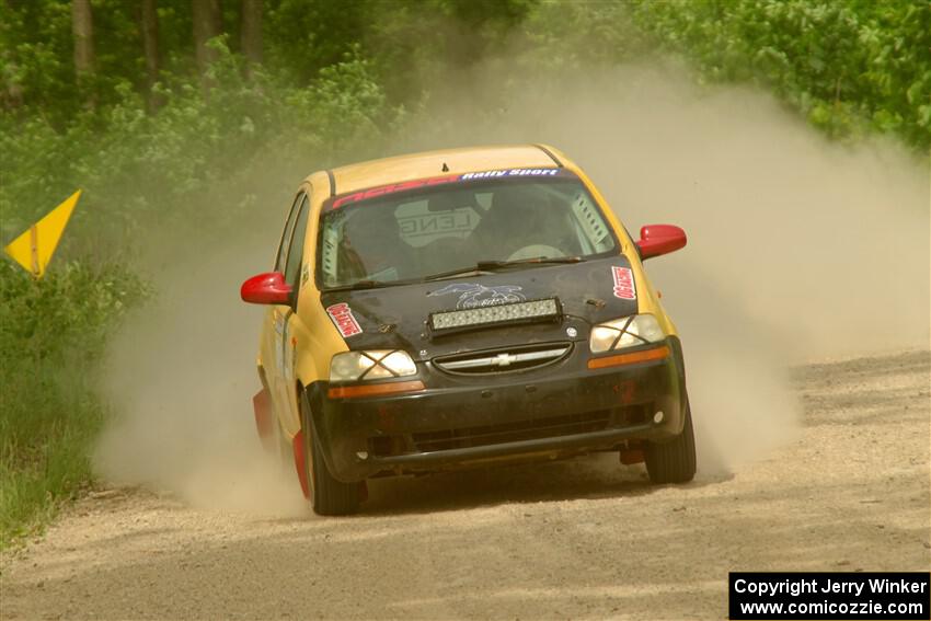 James Walker / Yannis Burnell Chevy Aveo on SS3, Woodtick Hollow.