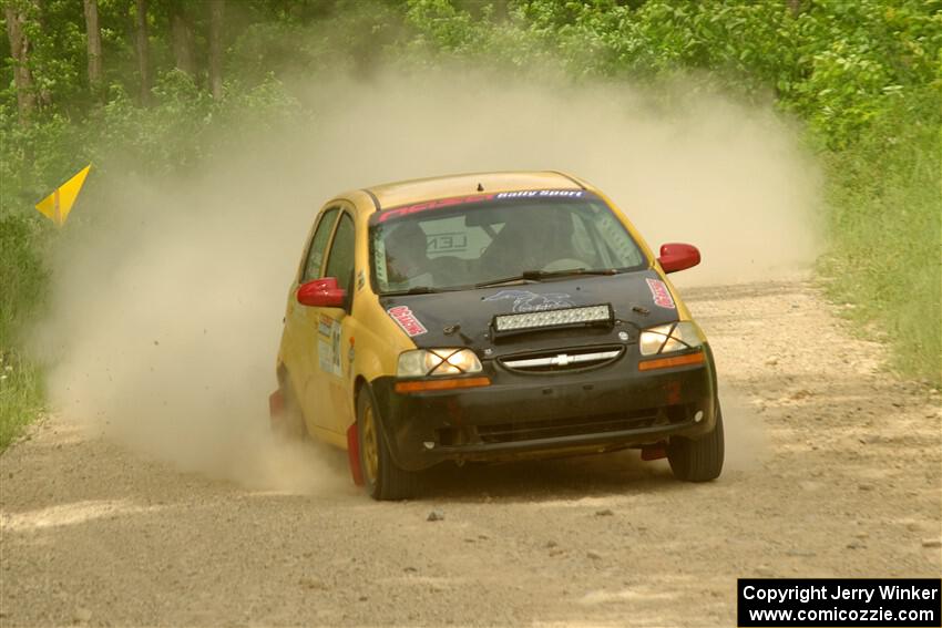 James Walker / Yannis Burnell Chevy Aveo on SS3, Woodtick Hollow.