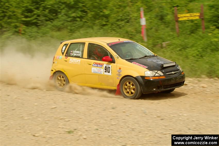 James Walker / Yannis Burnell Chevy Aveo on SS3, Woodtick Hollow.