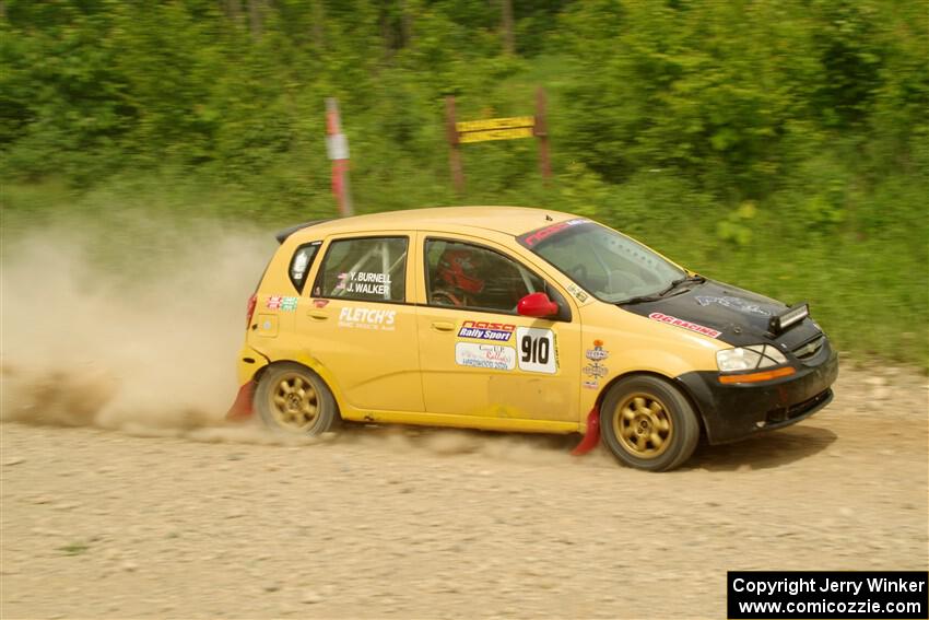 James Walker / Yannis Burnell Chevy Aveo on SS3, Woodtick Hollow.