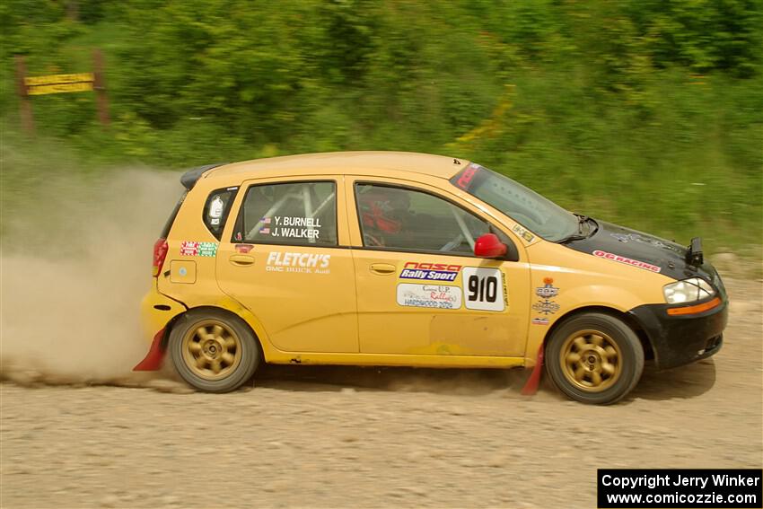 James Walker / Yannis Burnell Chevy Aveo on SS3, Woodtick Hollow.