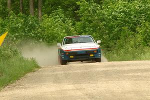 Kris Pfotenhauer / Lynn Hartman Porsche 944 on SS3, Woodtick Hollow.