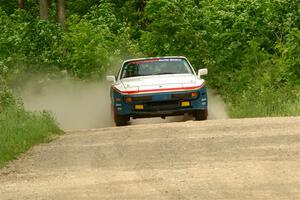 Kris Pfotenhauer / Lynn Hartman Porsche 944 on SS3, Woodtick Hollow.