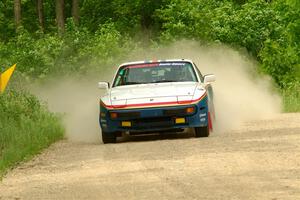 Kris Pfotenhauer / Lynn Hartman Porsche 944 on SS3, Woodtick Hollow.