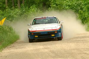 Kris Pfotenhauer / Lynn Hartman Porsche 944 on SS3, Woodtick Hollow.