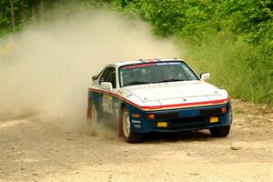 Kris Pfotenhauer / Lynn Hartman Porsche 944 on SS3, Woodtick Hollow.