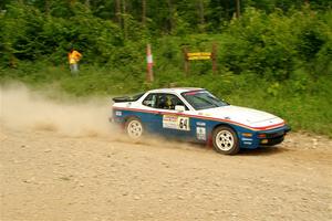 Kris Pfotenhauer / Lynn Hartman Porsche 944 on SS3, Woodtick Hollow.