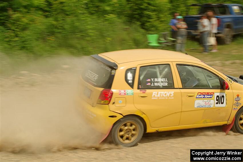 James Walker / Yannis Burnell Chevy Aveo on SS3, Woodtick Hollow.