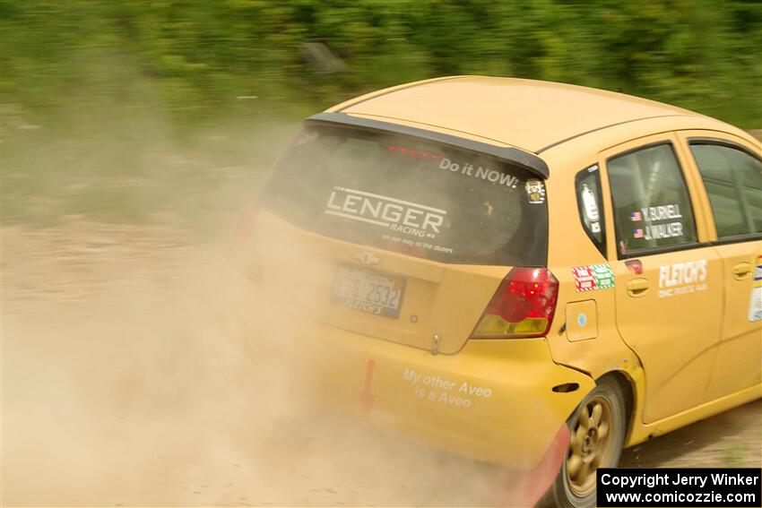 James Walker / Yannis Burnell Chevy Aveo on SS3, Woodtick Hollow.