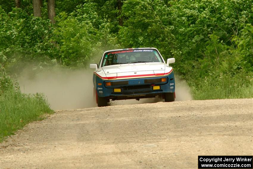 Kris Pfotenhauer / Lynn Hartman Porsche 944 on SS3, Woodtick Hollow.