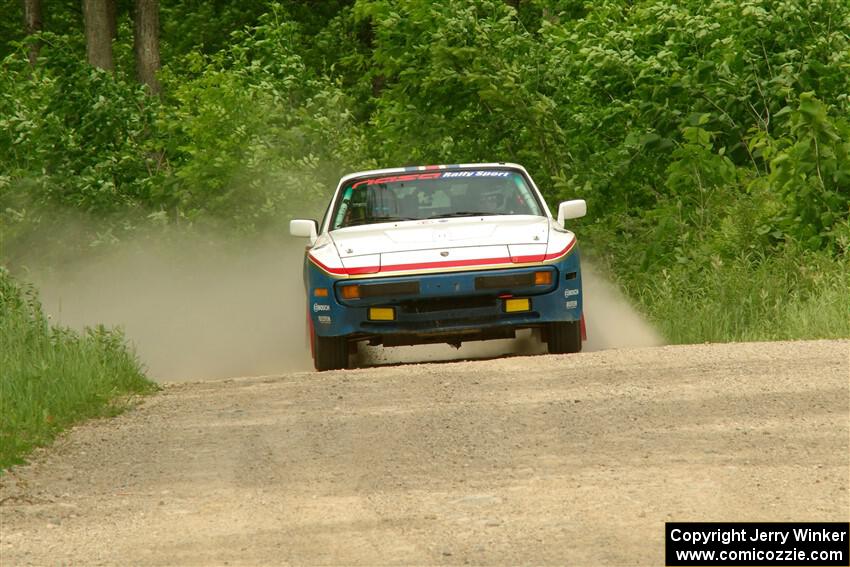 Kris Pfotenhauer / Lynn Hartman Porsche 944 on SS3, Woodtick Hollow.