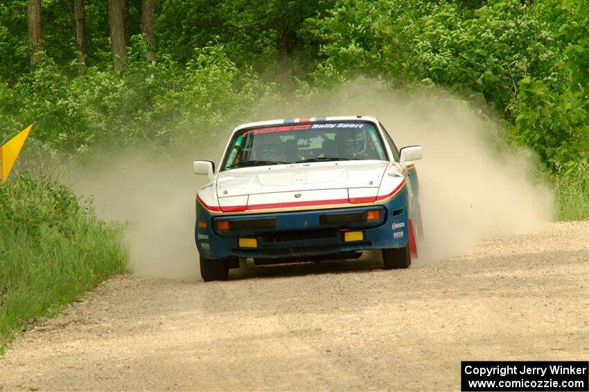 Kris Pfotenhauer / Lynn Hartman Porsche 944 on SS3, Woodtick Hollow.