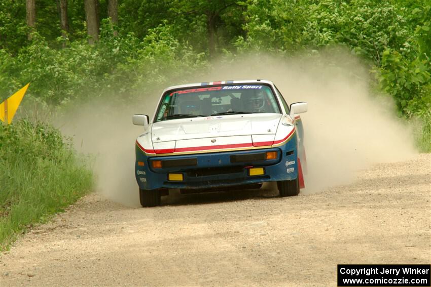 Kris Pfotenhauer / Lynn Hartman Porsche 944 on SS3, Woodtick Hollow.