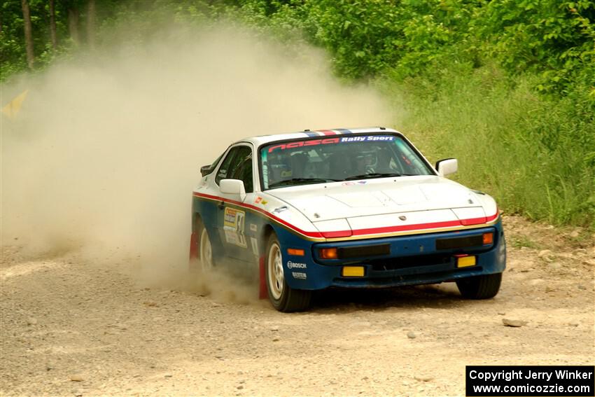 Kris Pfotenhauer / Lynn Hartman Porsche 944 on SS3, Woodtick Hollow.