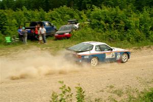 Kris Pfotenhauer / Lynn Hartman Porsche 944 on SS3, Woodtick Hollow.