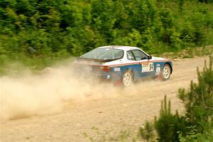 Kris Pfotenhauer / Lynn Hartman Porsche 944 on SS3, Woodtick Hollow.