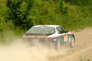 Kris Pfotenhauer / Lynn Hartman Porsche 944 on SS3, Woodtick Hollow.