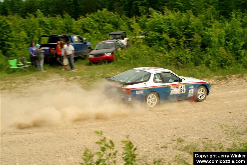 Kris Pfotenhauer / Lynn Hartman Porsche 944 on SS3, Woodtick Hollow.